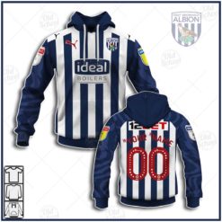Personalize EFL Championship West Bromwich Albion F.C. 2019/20 Home Jersey