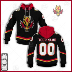 Personalize NHL Calgary Flames 2021 Reverse Retro Alternate Jersey