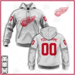 Personalize NHL Detroit Red Wings 2021 Reverse Retro Alternate Jersey