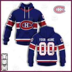 Personalize NHL Montreal Canadiens 2021 Reverse Retro Alternate Jersey