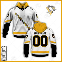 Personalize NHL Pittsburgh Penguins 2021 Reverse Retro Alternate Jersey