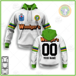 Personalise NRL Canberra Raiders 1989 Away Vintage Retro Jersey