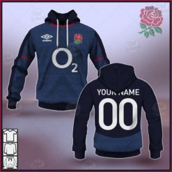 Personalised Six Nations Championship 2021 England Rugby Alternate Jersey
