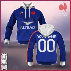 Personalised Six Nations Championship 2021 France Rugby Home Jersey