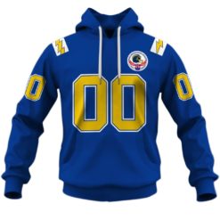 Personalized 1984 San Diego Chargers Vintage NFL Throwback Away Jersey