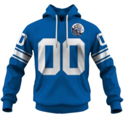 Personalized 1983 Detroit Lions 50th Anniversary Vintage NFL Jersey