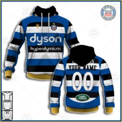 Personalised Premiership Rugby Bath Rugby 2021 Home Jersey