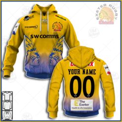 Personalised Premiership Rugby Exeter Chiefs 2021 Cup Jersey