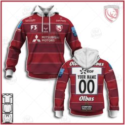 Personalised Premiership Rugby Gloucester Rugby 2021 Home Jersey