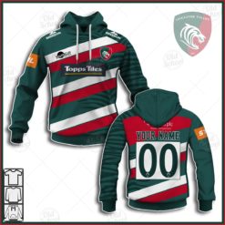 Personalised Premiership Rugby Leicester Tigers 2021 Home Jersey