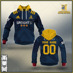Personalised Super Rugby 2021 OTAGO HIGHLANDERS Home Jersey