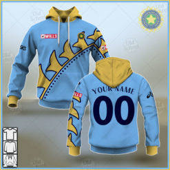 Personalise Indian Cricket Team 1999 World Cup Vintage Retro Jersey