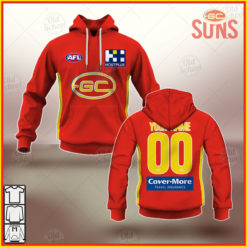 Personalised AFL Gold Coast Suns 2021 Season Home Guernsey