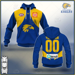 Personalised AFL West Coast Eagles 2021 Season Home Guernsey