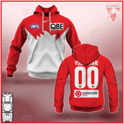 Personalised AFL Sydney Swans 2021 Season Home Guernsey