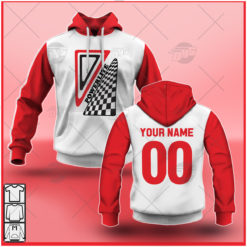 Personalize Powerlite Racing BMX Old School Classic Vintage Retro Red Jersey