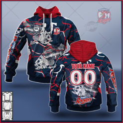 Personalise NRL Sydney Roosters 2021 Fishing Shirt