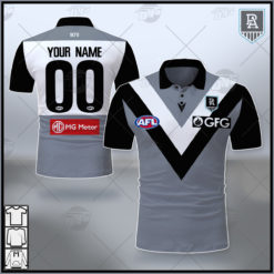 Personalised AFL Port Adelaide 2021 Season Clash Guernsey Polo