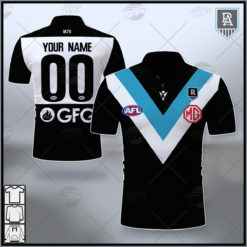 Personalised AFL Port Adelaide 2021 Season Home Guernsey Polo