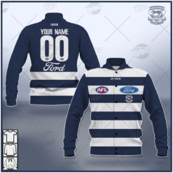 Personalised AFL Geelong Cats 2021 Season Clash Guernsey Jacket