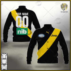 Personalised Richmond Tigers AFL 2021 Season Home Guernsey Jacket