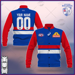 Personalised AFL Western Bulldogs 2021 Season Home Guernsey Jacket