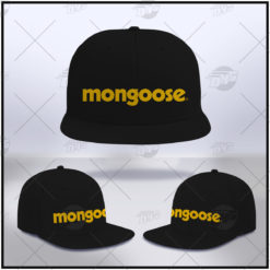 Mongoose Racing Team BMX Oldschool Vintage Black Snapback Hat Trucker Cap