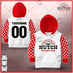 Personalize Oldschool Hutch Factory Racing Team 1981 BMX Retro Vintage Jersey for Kids