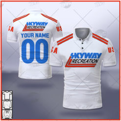 Personalize Skyway Recreation BMX Racing Classic Vintage Retro Jersey POLO
