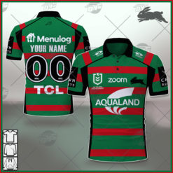 Personalise NRL South Sydney Rabbitohs 2021 Home Jersey POLO