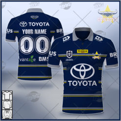 Personalise NRL North Queensland Cowboys 2021 Home Jersey POLO