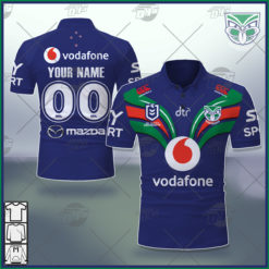Personalise NRL New Zealand Warriors 2021 Home Jersey POLO