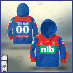 Personalise NRL Newcastle Knights 2021 Home Jersey for Kids