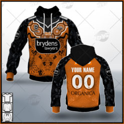Custom Made NRL Wests Tigers On Field Indigenous Jersey 2021
