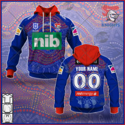 Custom Made NRL Newcastle Knights On Field Indigenous Jersey 2021