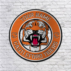 CASTLEFORD TIGERS Cut Metal Sign Custom made Yourname Home Decoration