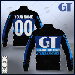 Personalize BMX GT USA Factory Team Vintage Retro Black Jacket