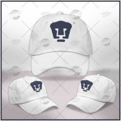Liga MX UNAM Pumas Trucker Performance Snapback Cap Hat Hot Sale White