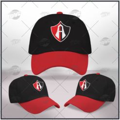 Liga MX Atlas F.C. Trucker Performance Snapback Cap Hat Hot Sale Black Red