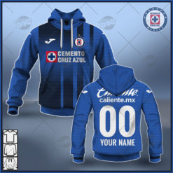 Personalize Liga MX Cruz Azul 2021/22 Home Jersey