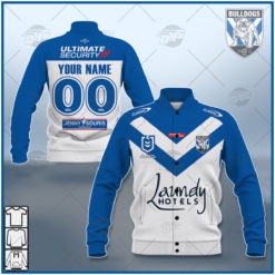 Personalise NRL Canterbury Bulldogs 2021 Home Jersey Jacket