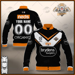 Personalise NRL Wests Tigers 2021 Home Jersey Jacket