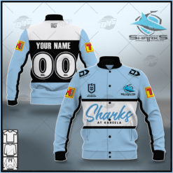 Personalise NRL Cronulla-Sutherland Sharks 2021 Home Jersey Jacket