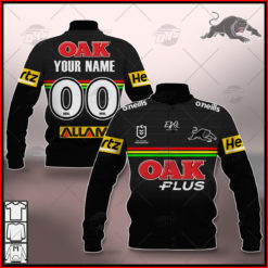 Personalise NRL Penrith Panthers 2021 Home Jersey Jacket