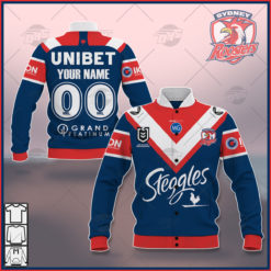 Personalise NRL Sydney Roosters 2021 Home Jersey Jacket