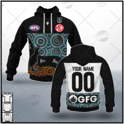 Custom-made Port Adelaide 2021 Authentic Men Indigenous Guernsey