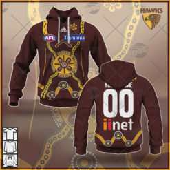 Custom-made Hawthorn 2021 Authentic Indigenous Guernsey