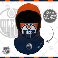 Personalized NHL Edmonton Oilers Hooded Gaiter