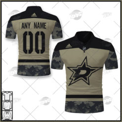 Personalized NHL Dallas Stars Camo Military Appreciation Team Authentic  Custom Practice Jersey Hoodie 3D - Torunstyle