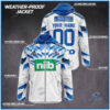 Personalised Super Rugby Auckland Blues weather proof jacket rain proof jacket